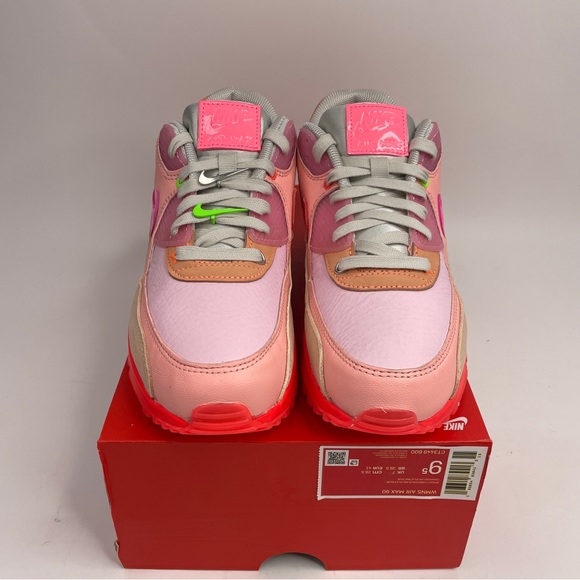 Nike Air Max 90 WMNS PRM “Platinum Crimson/Bright Purple” 2023 - Picture 2 of 4